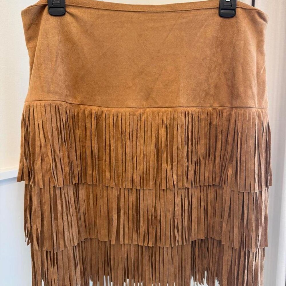 Unbranded Women's Tan and Brown Skirt